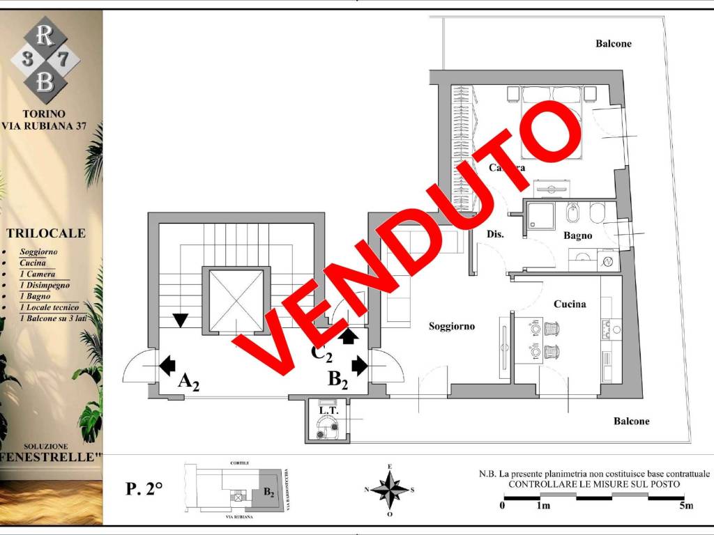 appartamento in vendita a Torino in zona Parella