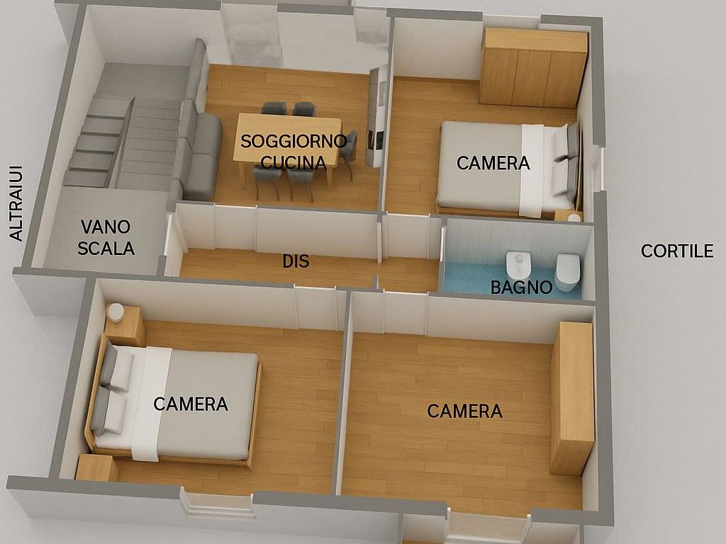 appartamento in vendita a Torino in zona Mirafiori Sud