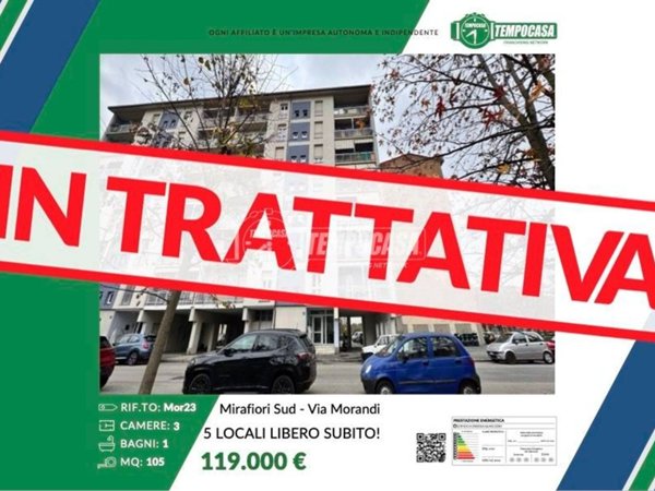 appartamento in vendita a Torino in zona Mirafiori Sud