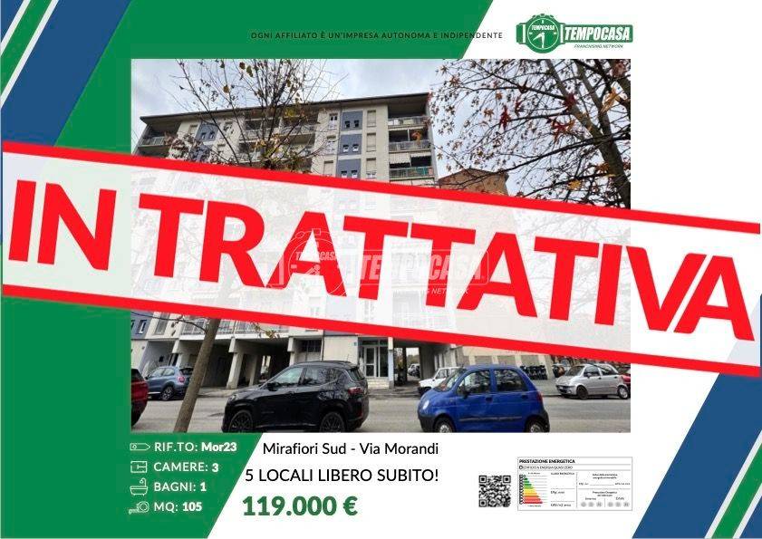 appartamento in vendita a Torino in zona Mirafiori Sud