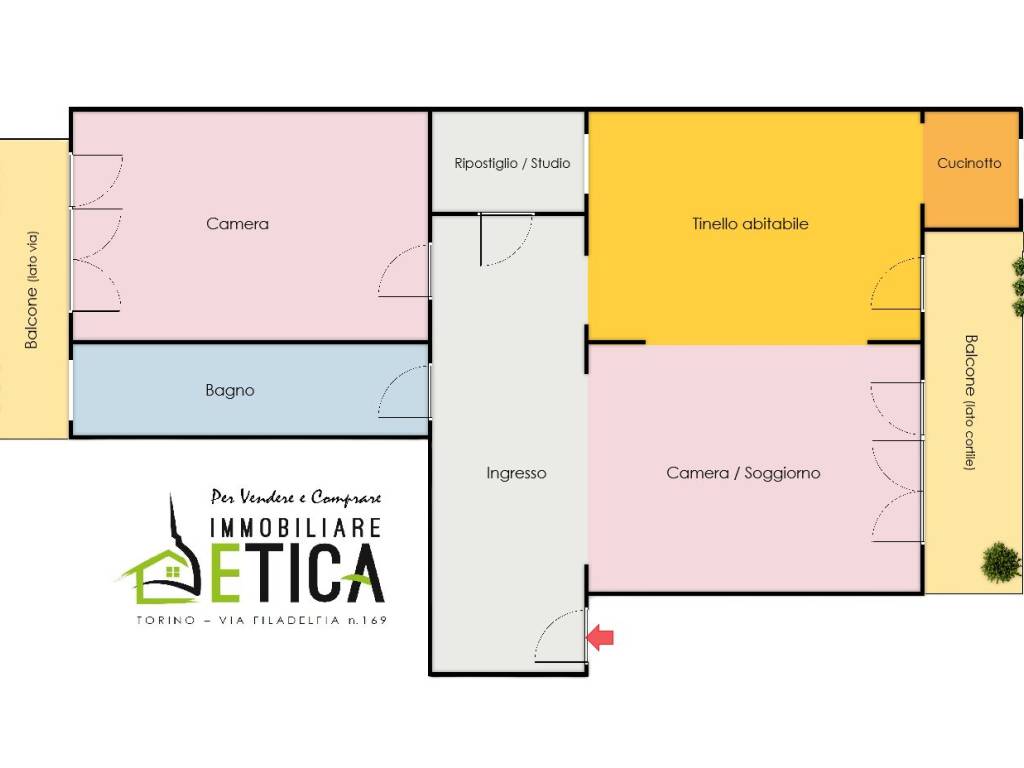 appartamento in vendita a Torino in zona Filadelfia
