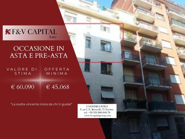 appartamento in vendita a Torino in zona Rosa