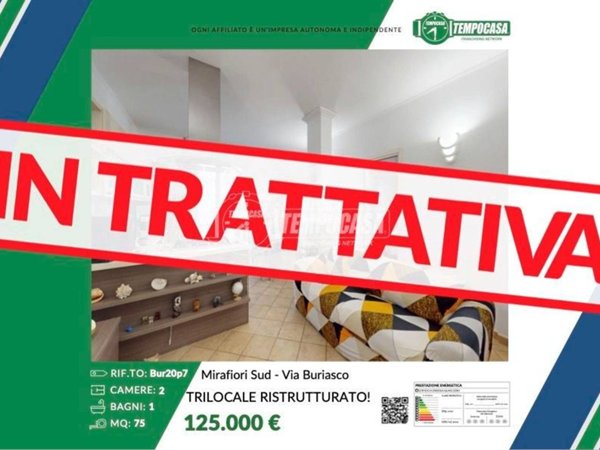 appartamento in vendita a Torino in zona Mirafiori Sud