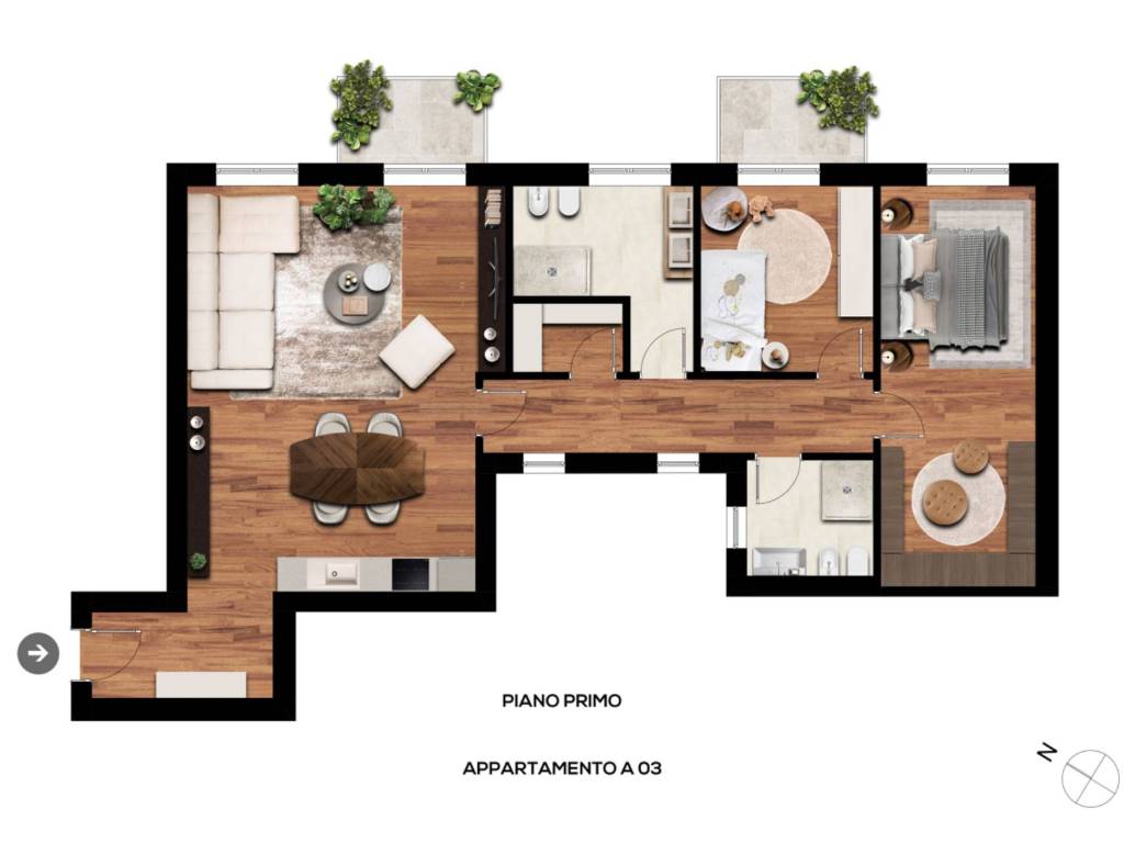 appartamento in vendita a Torino in zona Vanchiglia