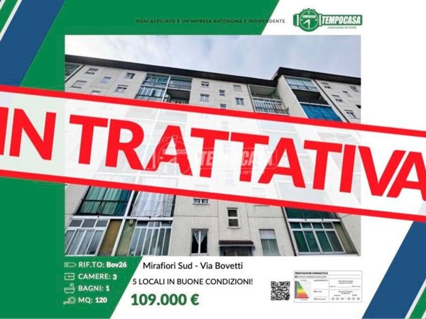 appartamento in vendita a Torino in zona Mirafiori Sud