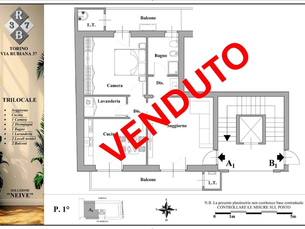 appartamento in vendita a Torino in zona Pozzo Strada