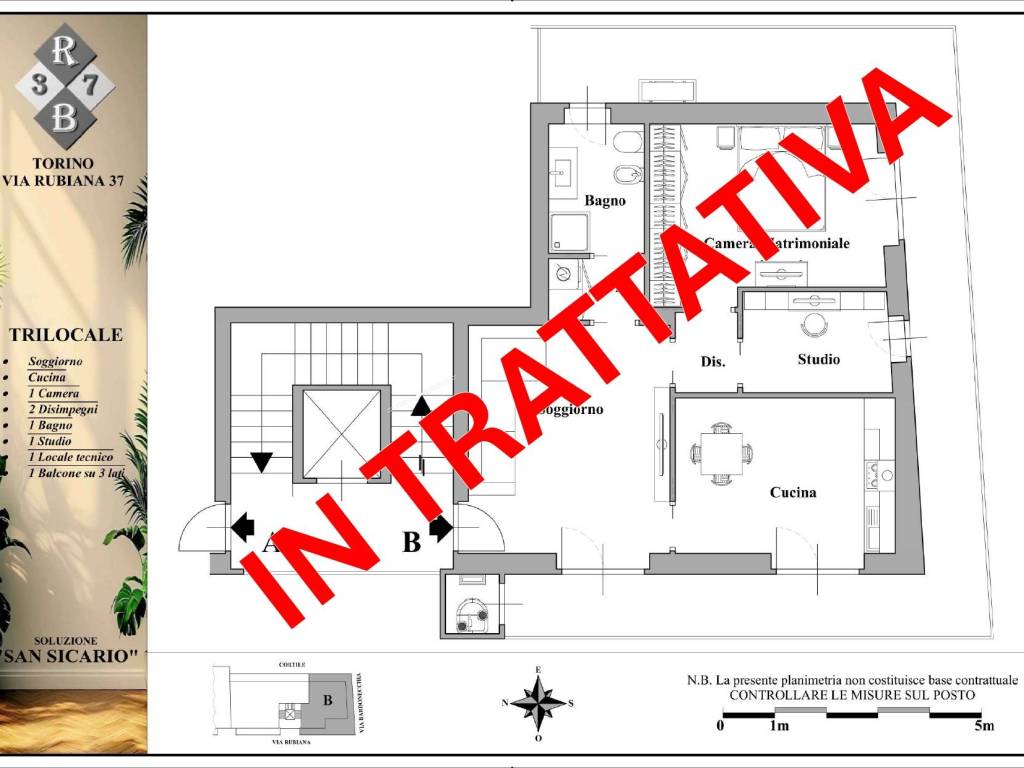 appartamento in vendita a Torino in zona Parella