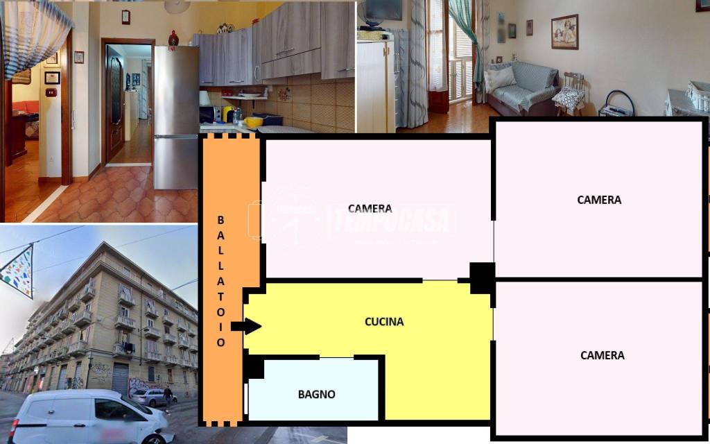 appartamento in vendita a Torino in zona Rebaudengo