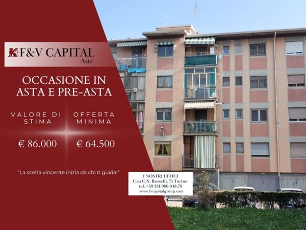 appartamento in vendita a Torino