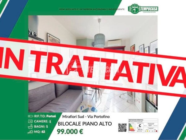 appartamento in vendita a Torino in zona Mirafiori Sud