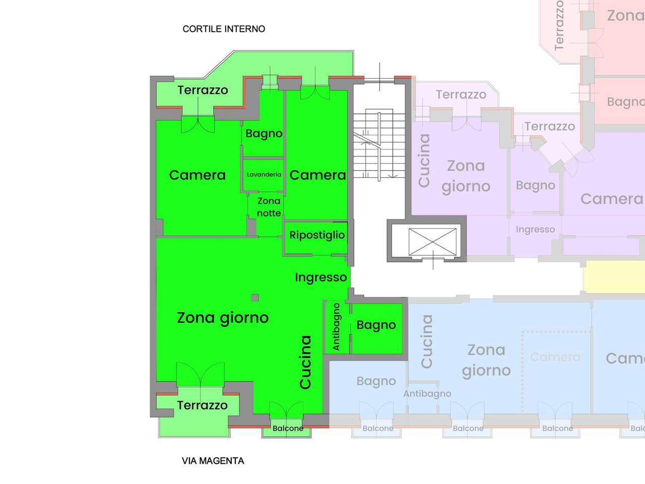 appartamento in vendita a Torino in zona Crocetta