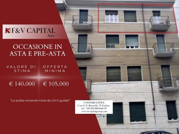 appartamento in vendita a Torino