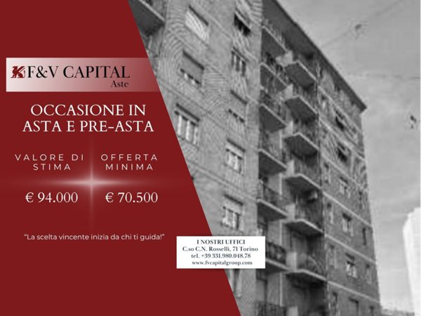 appartamento in vendita a Torino