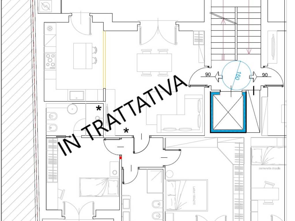 appartamento in vendita a Torino in zona Parella