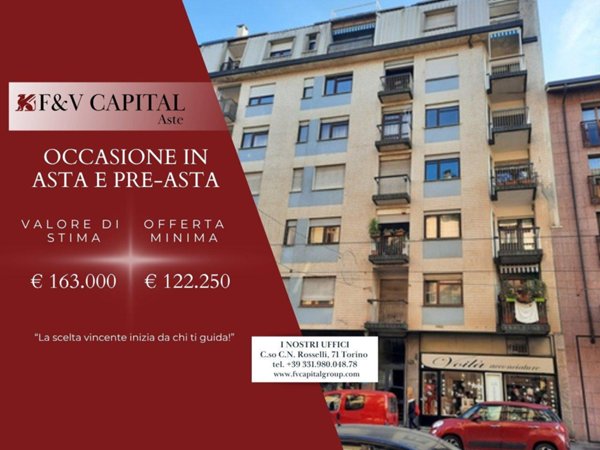 appartamento in vendita a Torino in zona San Salvario
