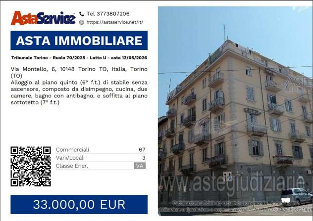 appartamento in vendita a Torino in zona Madonna di Campagna