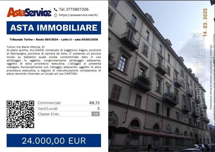 appartamento in vendita a Torino in zona Centro Storico