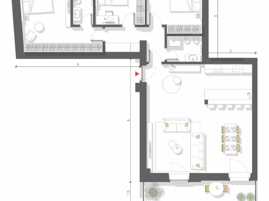 appartamento in vendita a Torino in zona Rebaudengo