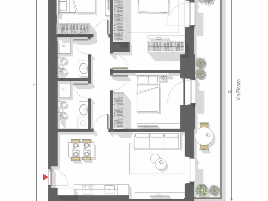 appartamento in vendita a Torino in zona Barriera di Milano