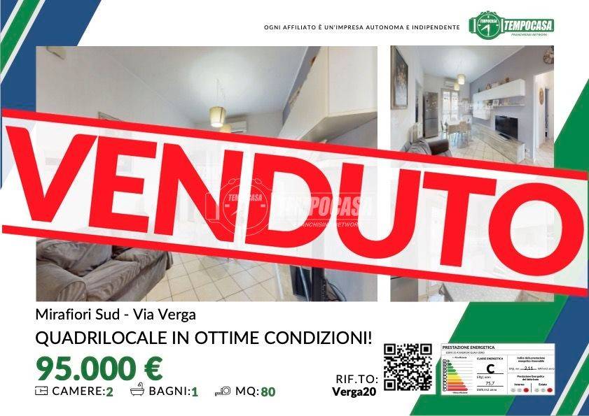 appartamento in vendita a Torino in zona Mirafiori Sud