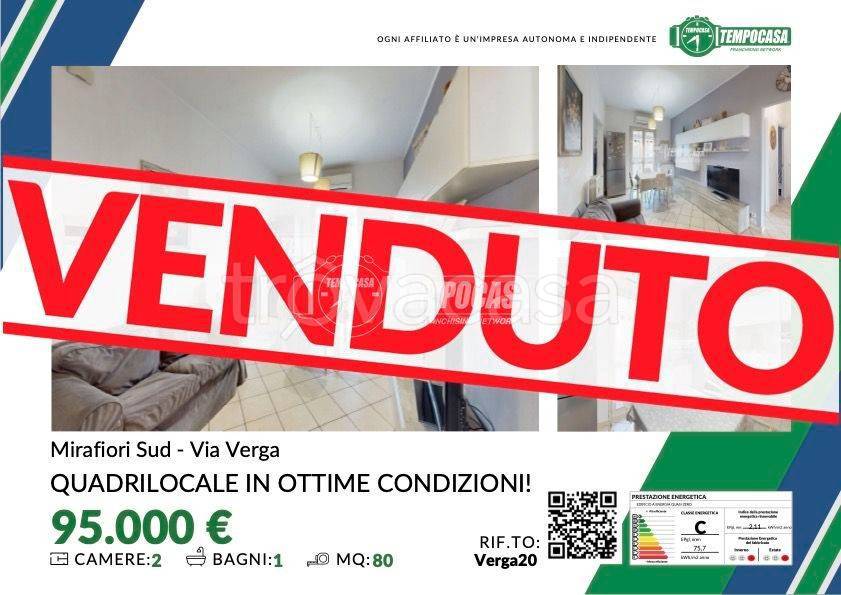 appartamento in vendita a Torino in zona Mirafiori Sud