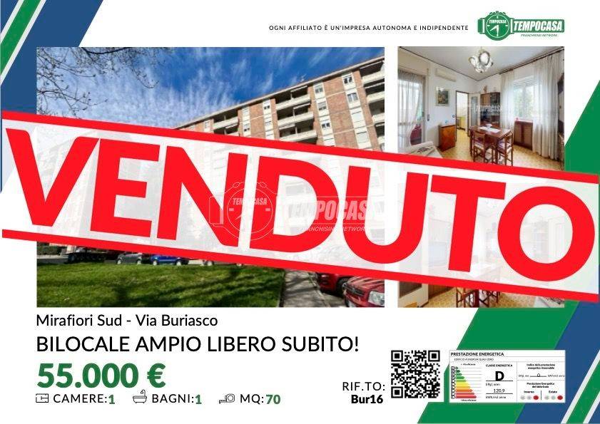 appartamento in vendita a Torino in zona Mirafiori Sud