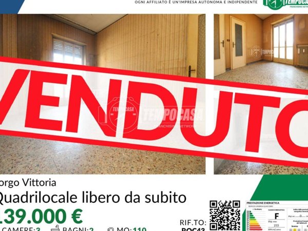 appartamento in vendita a Torino in zona Borgata Vittoria