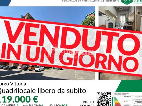 appartamento in vendita a Torino in zona Borgata Vittoria