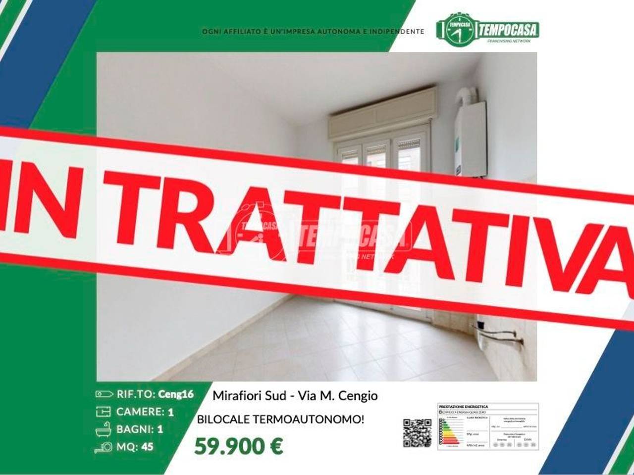 appartamento in vendita a Torino in zona Mirafiori Sud