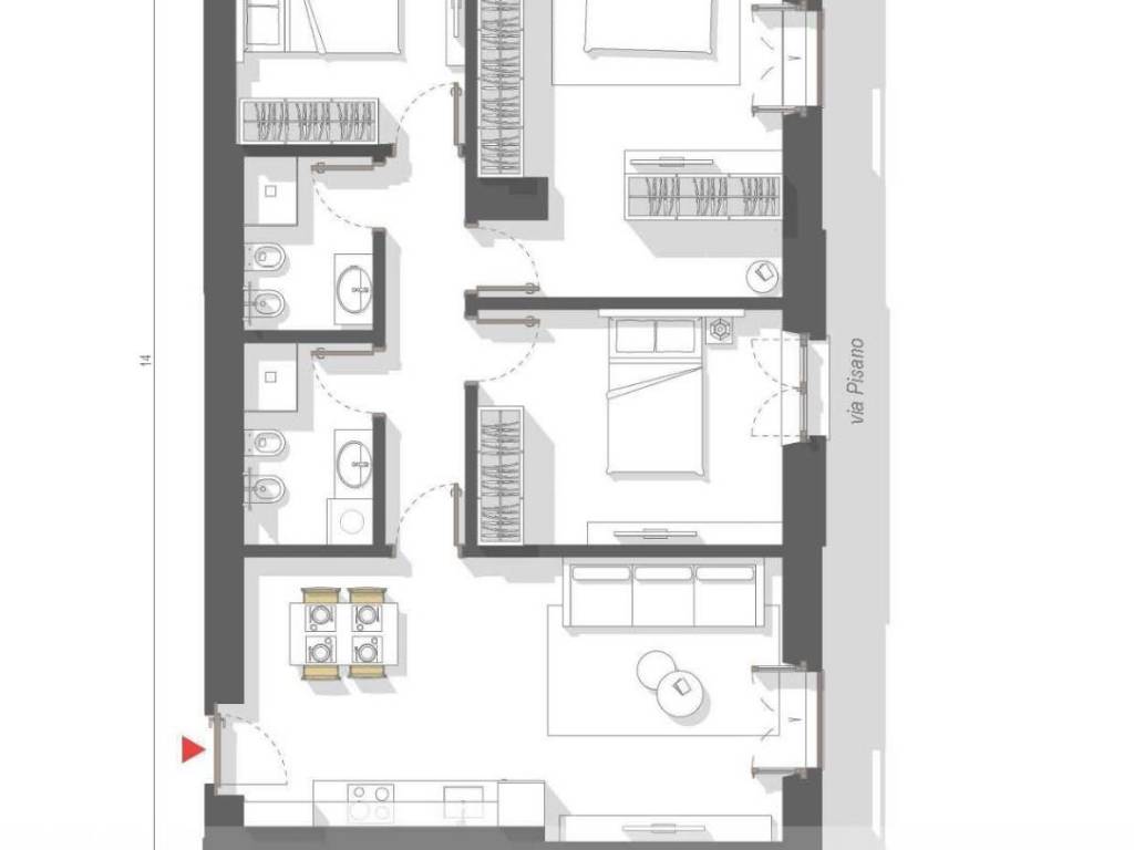 appartamento in vendita a Torino in zona Barriera di Milano