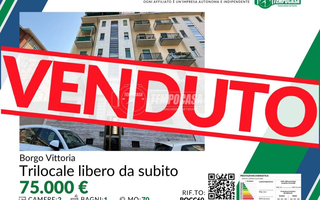 appartamento in vendita a Torino in zona Borgata Vittoria
