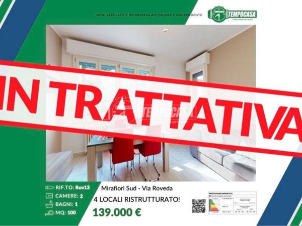 appartamento in vendita a Torino in zona Mirafiori Sud