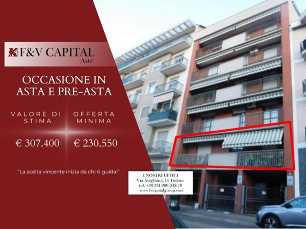 appartamento in vendita a Torino in zona Pozzo Strada