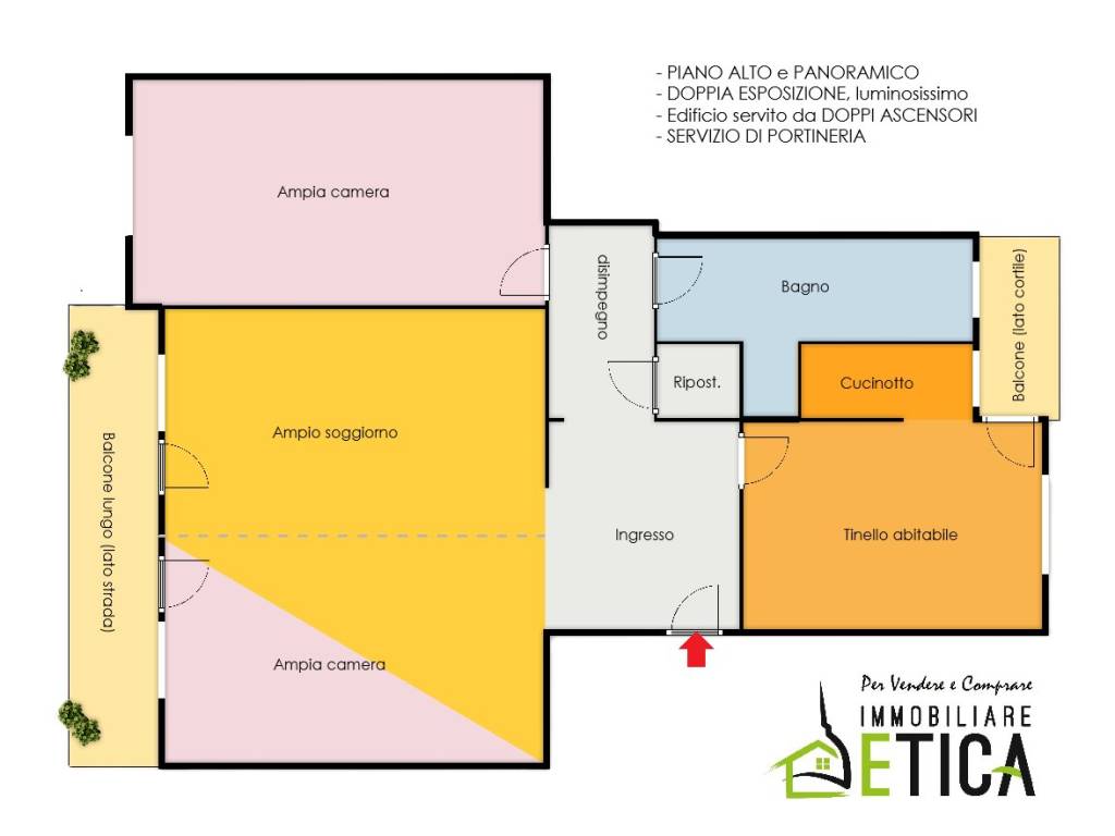 appartamento in vendita a Torino in zona Filadelfia