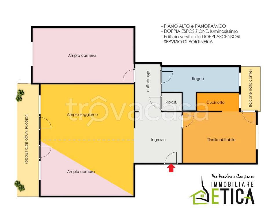 appartamento in vendita a Torino in zona Filadelfia
