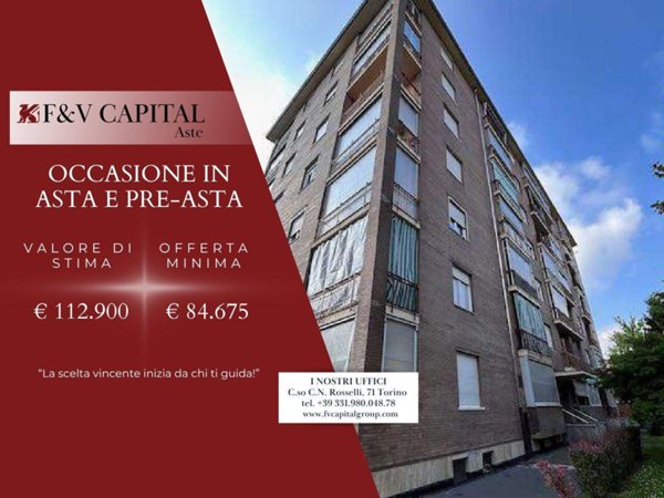 appartamento in vendita a Torino in zona Mirafiori Sud
