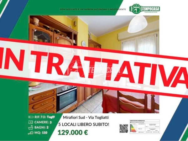 appartamento in vendita a Torino in zona Mirafiori Sud