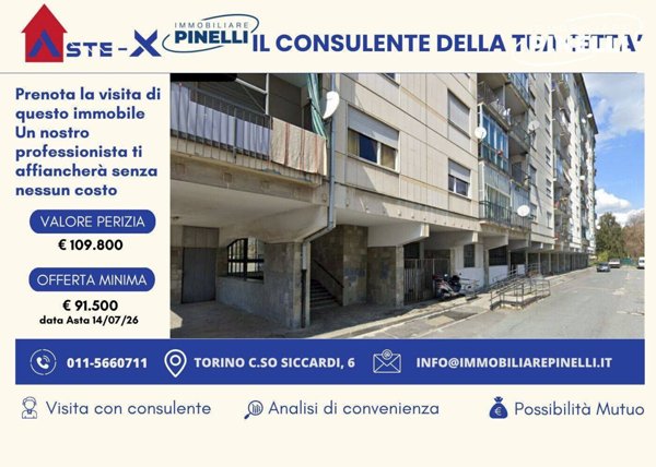 appartamento in vendita a Torino in zona Lucento
