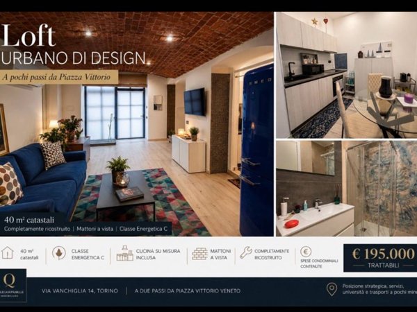appartamento in vendita a Torino in zona Centro Storico