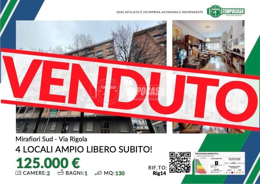 appartamento in vendita a Torino in zona Mirafiori Sud