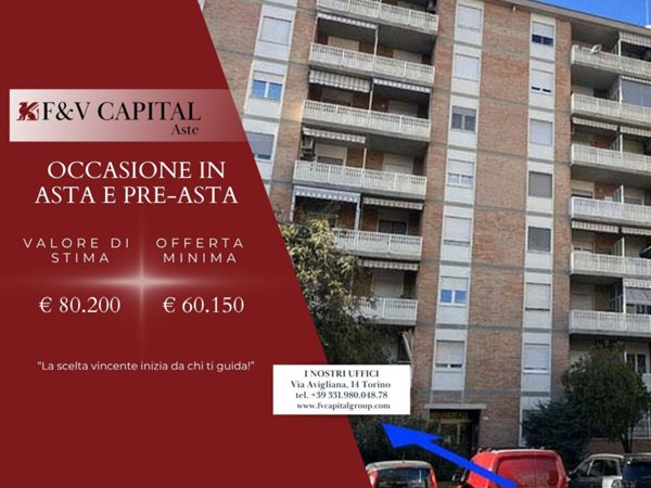 appartamento in vendita a Torino in zona Mirafiori Sud