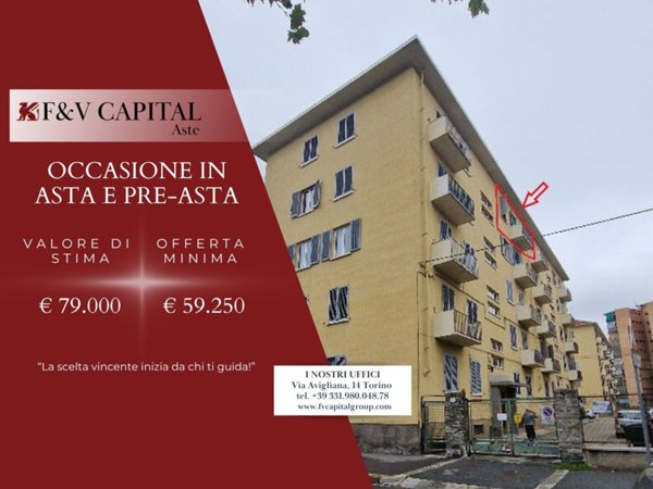 appartamento in vendita a Torino in zona Madonna di Campagna