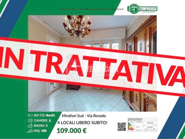 appartamento in vendita a Torino in zona Mirafiori Sud