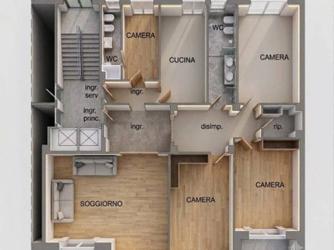 appartamento in vendita a Torino in zona Santa Rita