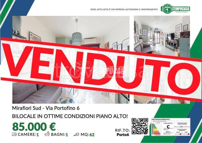 appartamento in vendita a Torino in zona Mirafiori Sud