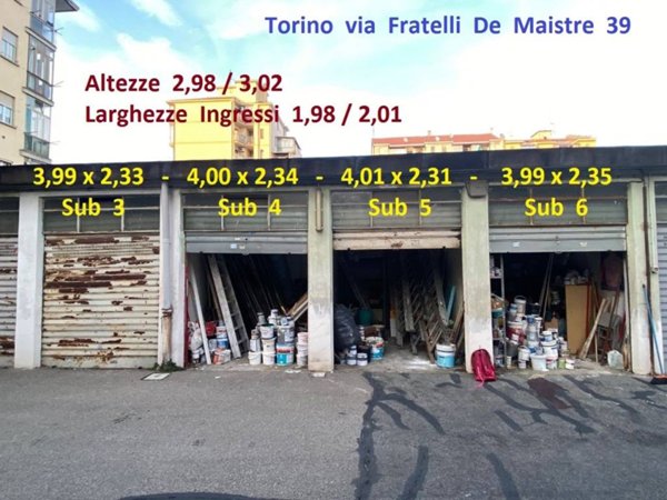 box auto in vendita a Torino in zona Mirafiori Sud