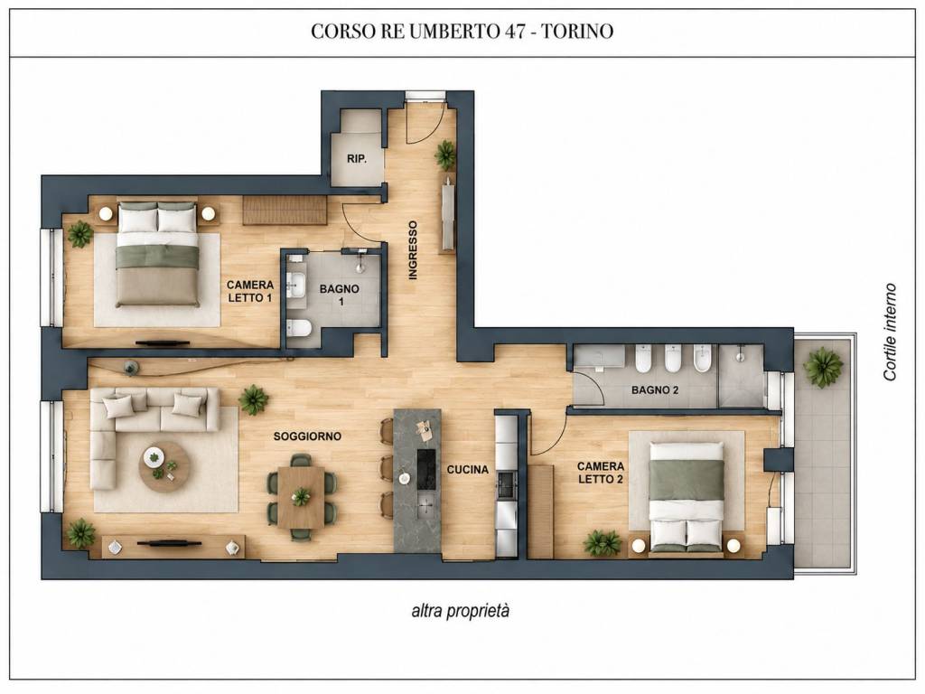 appartamento in vendita a Torino in zona Crocetta