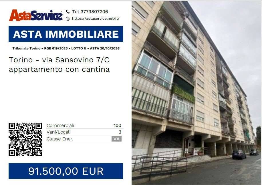 appartamento in vendita a Torino in zona Vallette