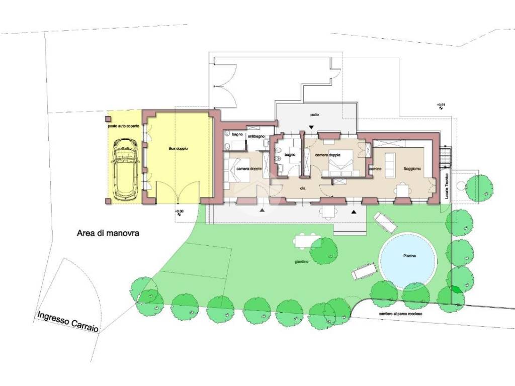 appartamento in vendita a Trana