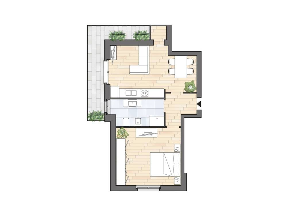 appartamento in vendita a Trofarello